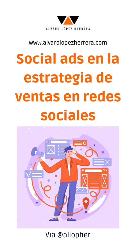 Social ads en la estrategia de ventas en redes sociales