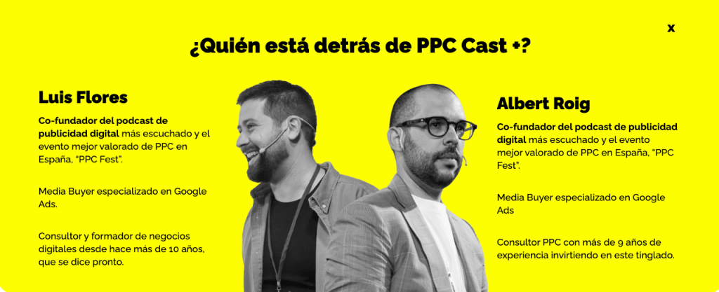 luis flores albert roig claves del éxito de PPC Cast Conference