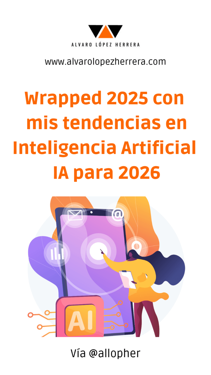 Wrapped 2025 con mis tendencias en Inteligencia Artificial IA para 2026